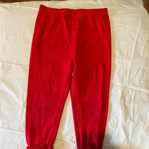 Ruffle Girl size 2XL (7) red tripple ruffle pants - Picture 1 of 4